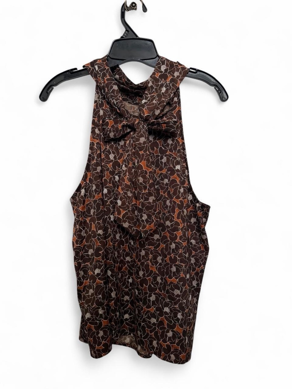 Banana Republic Brown & Rust Floral Sleeveless Top - Picture 2 of 4